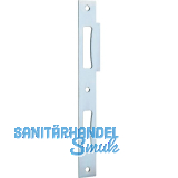 Doppelt�rschlie�blech eckig, 210 x 24 x 2 mm, Stahl verzinkt silberf�rbig