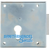 Gittertor-Anschlagriegelschloss Profilzylinder, DM 65 mm, links, Stahl verzinkt