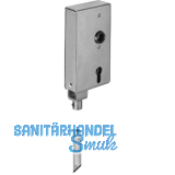 AMF Spezialschloss f. Stahlkonstruktionen 140V f. Verriegelung nach unten,blank