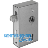 AMF Schiebetorschloss m.Schlosskasten u. Hakenfalle 140S,Kastenst.30,Stahl blank