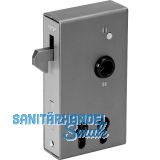 AMF Schiebetorschloss mit Schlosskasten u. Hakenfalle 140SD, 2 PZW, Stahl blank