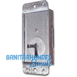 Riegelschloss Einheitssperre 61005 ohne Schl�ssel, links, DM 20, Stahl verzinkt