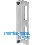 AMF Schlie�blech mit Anschlag 145W, 173x45x27 mm, Kastenst. 40mm, Stahl verzinkt