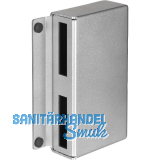 AMF Gegenkasten 144GS f�r Doppeltore, 173 x 119 x 50mm, Stahl blank