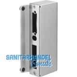 AMF Gegenkasten f�r E-�ffner 146ET schmal,f.Doppeltore,172x80,5x30mm,Stahl blank