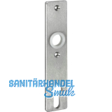 AMF Kurzschild 427Z, PZ 72, Schraublochabstand 67 mm, 156 x 32 x 6 mm, Edelstahl