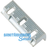 Aufschraubst�ck Serie 128 FaFix, 45 x 13,4 x 7,9 mm, Stahl verzinkt