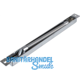 Kabel�bergang M1190, f�r Kabel bis 8 mm, 260 x 24 x 17,5 mm, Stahl verchromt