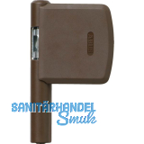 ABUS Fenster-Scharnierseitensicherung FAS101 braun