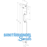 Flachschlie�blech HZ offen ohne Riegelausschnitt , 25x250x3, 01140-01,verzinkt