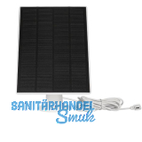 ABUS Solarladepanel zu Akku Pro Kamera 170x120x10 mm inkl. 3 Meter Kabel, wei�
