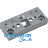 MARCHESI Distanzplatte f�r Zusatzschloss, 12 mm, Zinkdruckguss silberf�rbig