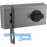 MARCHESI Zusatzschloss mit T�rf�nger, inkl. Au�enzylinder, DM 70, links, silber