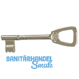 Keilbartschl�ssel EWG, Sperre 450, vernickelt