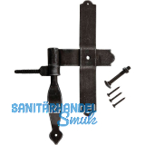 T�rkreuzband Klam 2376, Schenkel 140 x 240 mm, Eisen verzinkt, alt geb�rstet