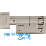 WINKHAUS Knaufhalbzylinder MS00/Z1 55 mm Messing vernickelt matt