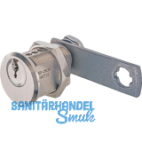 Blechmontagezylinder Normalprofil BMZ1 24 mm, verschiedensperrend, vernickelt