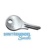 Zylinderschl�ssel-Rohling MACO-Olive, DOM (DM 10), Type 22, 14,5 mm, kl. Profil