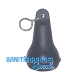 Hotelschl�sselanh�nger - birnenf�rmig schwarz