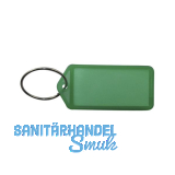 Schl�sselanh�nger - mit Papiereinlage, Kunststoff transparent gr�n