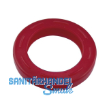 Kennring rund, f�r Zylinderschl�ssel � 24 mm, Kunststoff rot