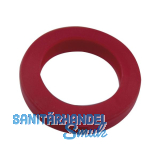 Kennringe rund, gro� f�r Zylinderschl�ssel � 28 mm, Kunststoff rot