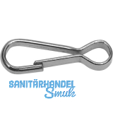 Simplex Haken -, 30 mm, Stahl vernickelt