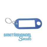 Schl�sselanh�nger - mit Aufh�ngeloch, Kunststoff blau