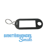 Schl�sselanh�nger - mit Aufh�ngeloch, Kunststoff schwarz