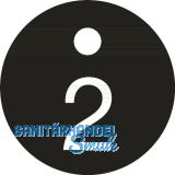 Schl�sselnummer - � 25, Nummer 2, Aluminium schwarz eloxiert