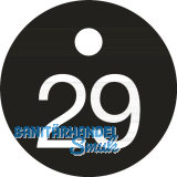 Schl�sselnummer - � 25, Nummer 29, Aluminium schwarz eloxiert