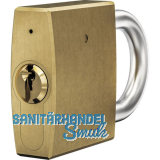 WINKHAUS Vorhangschloss keyTec RPE verschiedensperrend Breite 55 mm Messing matt