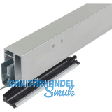 PLANET T�rdichter SN-RD f�r Schiebet�ren, 800 mm, links, Aluminium natur