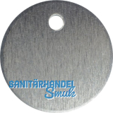 Schl�sselnummer ohne Pr�gung � 25 mm, Aluminium blank