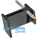 PLANET Anreisshilfe inkl. Bleistift, Kunststoff schwarz