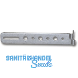 Stockpratzen gerade, Version A, 120 x 20 x 1,5 mm, Stahl verzinkt