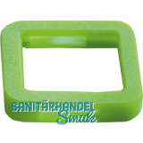 Kennring eckig, f�r Zylinderschl�ssel, Kunststoff hellgr�n