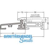 GUTMANN T�rschwelle Weser 75/20 TI L=6000 mm Alu silber eloxiert