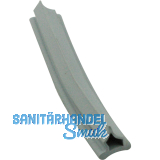 Diantre - Dichtungsprofil, auf Ma� geschnitten, Kunststoff grau
