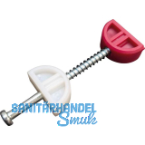 RITTINGHAUS Universalverbinder, Schraube 4,2 x 55 mm, Kunststoff rot und wei�