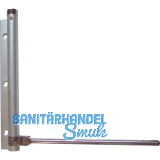 Stangent�rschlie�er, Hebell�nge 175 mm, f�r T�ren bis 40 kg, Alu silber eloxiert