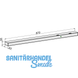 ECO Gleitschiene EFR silber, links