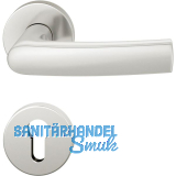 FSB Dr�ckergarnitur 12 1015 ASL auf Rosette PZ, silber eloxiert