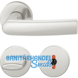 FSB Dr�ckergarnitur 12 1015 ASL auf Rosette WC, silber eloxiert