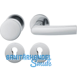 FSB Wechselgarnitur 12 1015 ASL auf Rosette PZ, Knopf fest, Edelstahl matt