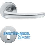 FSB Dr�ckergarnitur 12 1023 ASL auf Rosette PZ, Edelstahl matt