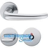 FSB Objekt Dr�ckergarnitur 72 1023 AGL auf Rosette WC, Edelstahl matt