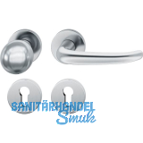 FSB Feuerschutz Wechselgarnitur 76 1023AGL �NORM PZ, links, Edelstahl matt