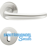 FSB Feuerschutz Dr�ckergarnitur 79 1053 AGL DIN PZ, silber eloxiert