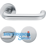 FSB Dr�ckergarnitur 12 1070 ASL auf Rosette WC, Edelstahl matt